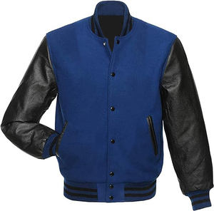 El Mejor Precio de moda para la venta en línea de cuero y algodón para hombres Chaqueta varisty DE ALTO fabricante de moda con diseño personalizado - Product Image 5