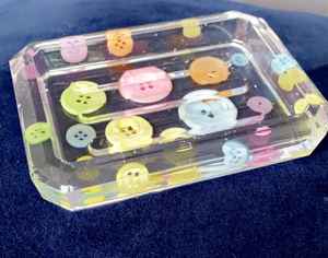 Polyresin <b>Artificial</b> <b>Stone</b> Resin Rectangular Round Soap Dish For Home Decor OEM Luxury Soap Dishes Toilet Accessories - Product Image 2