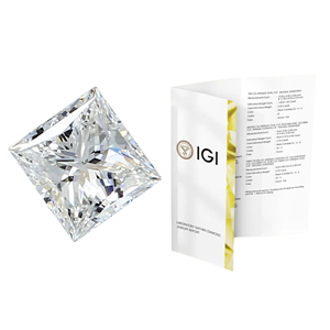 GIA IGI Certifié 3CT Loose Princess Cut Diamonds Collection E Color VVS1 Clarity Lab Grown HPHT CVD Diamants Wholesale - Product Image 1