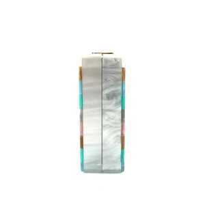 Sac à main élégant en résine époxy fait à la main Pochette de soirée Sac à main moderne en acrylique avec design personnalisé pour les événements de mode et les cadeaux - Product Image 5