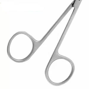 Pinzas de disección de acero inoxidable Iris, tijera recta/curva de 3,5 a 5,5 pulgadas, tamaño de 4,5 pulgadas - Product Image 4