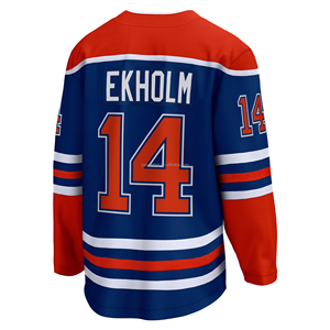Jersey de Hockey sobre Hielo Personalizado de Edmonton, Jersey de Hockey sobre Hielo Bordado y Cosido a Medida - Product Image 2