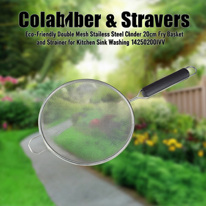 Scolapasta Inox (20cm) doble malla 14250200IVV - Product Image 3