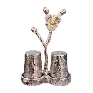 ชุดเครื่องครัวโลหะทองเหลืองชุบทองชุดรับประทานอาหาร2ชิ้น - Product Image 4