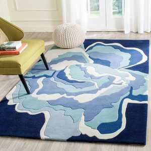 Tapis de sol haut de gamme, tapis en laine tuftés à la main, durables, pour salon, chambre et couloir - Product Image 1