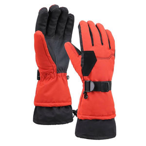 Gants de ski en cuir de qualité supérieure OEM vente en gros personnalisé antidérapant léger doigt complet unisexe main protection - Product Image 2