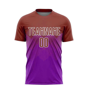 Ropa de fútbol para adultos sublimada con nombre y número personalizados, camisetas de fútbol de corte automatizado, uniforme deportivo personalizado - Product Image 4