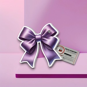 Bases Magnéticas Personalizables para Extensiones de Pestañas, Acrílicas, con Forma de Mariposa, Rectángulo y Corazón, Ecológicas, Color Morado - Product Image 2