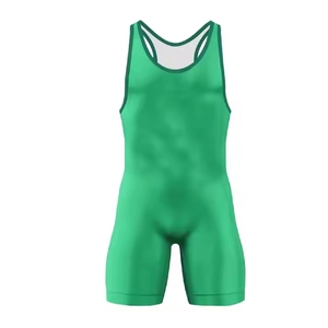 Maillots de lutte sans bretelles pour hommes professionnels, fermeture à pression, polyester/spandex respirant, haute performance, personnalisables pour l'entraînement - Product Image 6