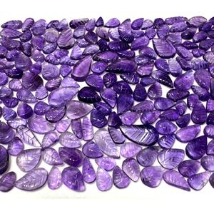 Wholesale Price Lot Natural Purple Amethyst Gemstone Both Side Polished Loose Cabochon For Making Ring Earring Pendant Jewelry - Product Image 6