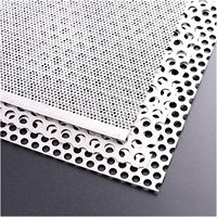 Panneau métallique perforé décoratif architectural, revêtement de façade en aluminium, tôle à motif de trous personnalisé, matériau de construction
