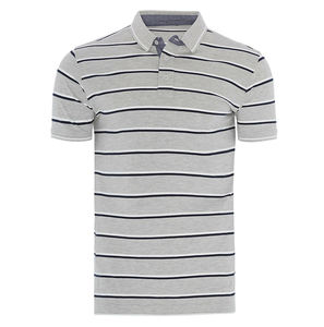 Polos de hombre de algodón de punto duraderos fabricados a granel con camiseta Polo de calidad OEM ajustada a la moda - Product Image 2