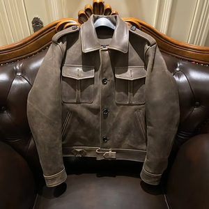 Veste en cuir pour homme, imperméable, à manches longues, à séchage rapide, nouvelle veste en cuir pour homme, taille adulte, chaude pour l'hiver - Product Image 5