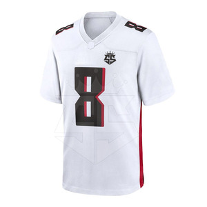 Dernier style de maillot de football américain pour hommes, manches courtes, respirant, design personnalisé, haute qualité - Product Image 1