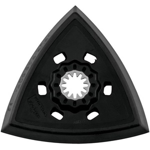 Triangular 93mm Starlock Corner <b>Polishing</b> Pad with Hook and Loop METABO - Product Image 1