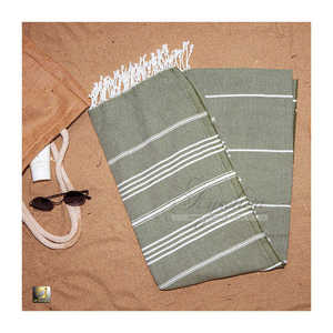 Elegante y ligero algodón turco Peshtemal de secado rápido sin arena Hammam Wrap para hoteles Spa Beach Resorts Factory Direct Woven - Product Image 2