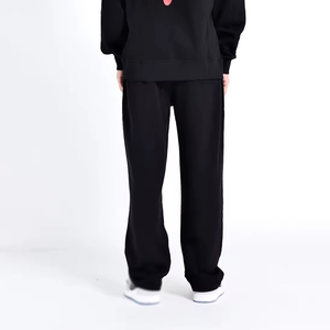 Pantalon de survêtement baggy taille moyenne fabriqué en usine respirant décontracté motif droit vêtements de qualité pro - Product Image 4