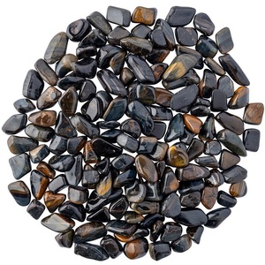 Meilleur prix haute qualité Soha Agate naturel bleu oeil de tigre puces de cristal diverses croix Animal amour fée chiffres pour Feng Shui - Product Image 1