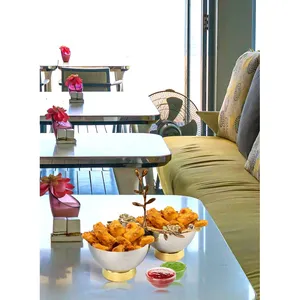 ชามตกแต่งทำด้วยมือสำหรับงานหัตถกรรมอินเดียส่งออกแบบพรีเมี่ยมชามทองแดงแกะสลักปลอดภัยทำจาก Zahid - Product Image 3