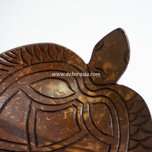 Nouvelle collection créative, porte-savon en coquille de noix de coco écologique, fait main, en forme de tortue, accessoires de salle de bain pour hôtel - Product Image 4