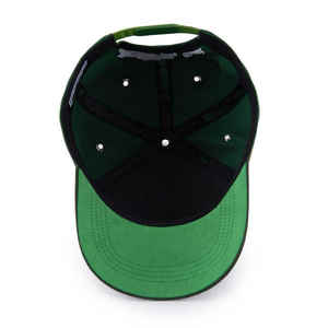 Gorra de Béisbol Clásica Personalizada al por Mayor, Color Negro con Paneles Forrados, Gorras Deportivas Bordadas - Product Image 4