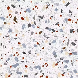 Carreaux de sol en céramique Terrazzo 400x400mm anti-dérapant Waterstone Design finition mate Carreaux de sol en céramique 16x16 pouces - Product Image 6