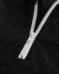 Chándal de algodón sólido con capucha de invierno 2025 para hombre, cierre de cordón a prueba de viento de dos piezas - Product Image 6