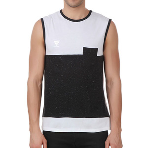 เสื้อกล้ามผู้ชายผ้าคอตตอนผ้า100% แห้งเร็วระบายอากาศได้ดีใส่เล่นยิมแบบลำลองดีไซน์ดีที่สุด - Product Image 1