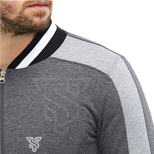 Blouson Bomber Homme Style Urbain Col Montant Personnalisable Logo Vêtement Hiver Séchage Rapide Respirant Nylon/Polyester Vente en Gros - Product Image 4