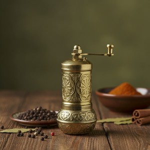 Zamak Small Chickpea and <b>Pepper</b> <b>Grinder</b> Durable Metal Tool for Fine Grinding - Product Image 3