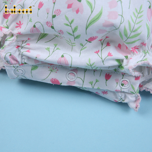 Burbuja con estampado floral de lirio, OEM ODM, bordado hecho a mano personalizado, fabricante al por mayor, BB3081 - Product Image 6