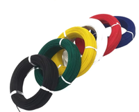 Câbles chauffants en cuivre étamé, isolés au silicone, avec conducteur tressé en fibre de verre, 300V, pour faisceaux de câblage