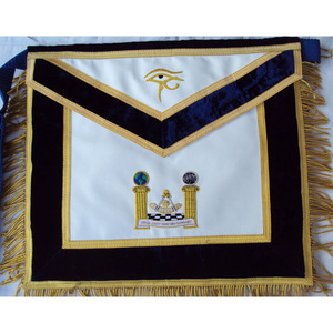 Masonic Regalia Free Mason OES Worthy Patron <b>Apron</b> And Eastern Star OES - Product Image 3