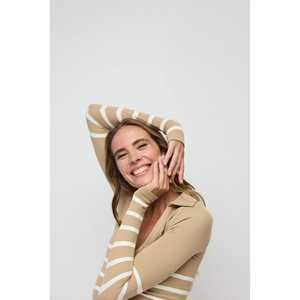 T-shirt à col polo sans couture à manches longues - Product Image 5