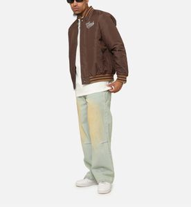 Chaqueta Universitaria de Peso Pesado para Hombre, Logotipo Bordado Personalizado, Uniforme de Equipo, Chaqueta Bomber para Escuelas, Ropa de Trabajo, Eventos, Ropa de Club - Product Image 5