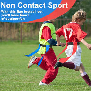 Sports Flag <b>Football</b> Webbing Waist Flag Bright Color Adjustable Competition Training <b>Equipment</b> PVC American Soccer Buckle Belt - Product Image 5