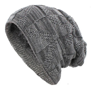 Unisex Brown Knitted Beanie <b>Hat</b> 100% Acrylic Cuffed Winter <b>Cap</b> Casual Style for Adults 56-58CM Head Circumference - Product Image 2