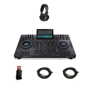 คอนโซลดีเจอัจฉริยะแบบสแตนด์อโลนคุณภาพสูง DJ PRIME 4 4-Deck พร้อม 8 ช่องสัญญาณและแรงดันไฟฟ้าอเนกประสงค์ - Product Image 1