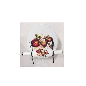 Marble Rolling Pin <b>Board</b> and Metal Stand with Polished and Rolling Pin for Baking Pizza Dough Marble and Price Design - Product Image 1