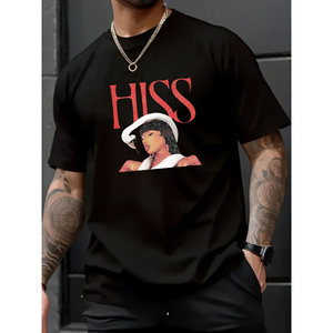 Camiseta de ocio para hombre y Polo para Primavera/Verano con estampado estándar de un color hecho en China - Product Image 1