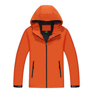 Fermetures éclair personnalisées à col montant et poches latérales Vestes softshell imperméables respirantes d'extérieur pour hommes nouvelle mode - Product Image 5