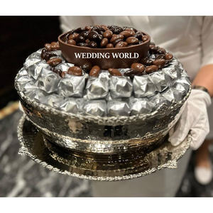 ชุดชามเหล็กใส่ช็อคโกแลต2ชิ้นชุดใหม่ล่าสุดชามกลมหวานทำด้วยมือดีไซน์เนอร์ใหม่ล่าสุดชามช็อคโกแลต - Product Image 5