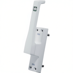 Left DIN 970 <b>Door</b> Bolt White <b>Light</b> Alloy 23mm Round Bar 10mm FUHR for Bathroom Safety Equipment - Product Image 3