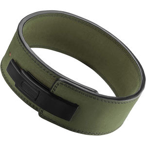 Ceinture d'haltérophilie en cuir de haute qualité personnalisée 10mm d'épaisseur 4 \ "largeur levier de levage électrique unisexe boucle de Logo personnalisé en peau de vache - Product Image 1