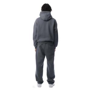 Survêtements décontractés slim fit pour hommes, en coton, imprimés, avec un effet délavé, ensembles de survêtements à capuche, lavés à l'acide, lourds, écologiques - Product Image 3