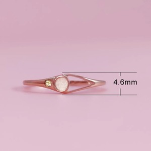 2025 anillo de Plata de Ley 925 personalizado leche materna en blanco y cenizas resina recuerdo personalizado componentes de joyería DIY regalo de joyería conmemorativa - Product Image 6