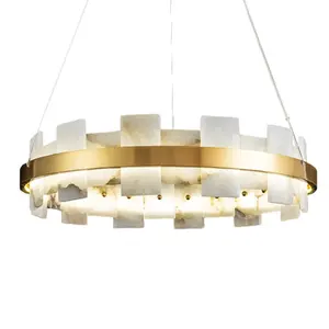 AlessaStone Modern Classic Rectangular Chandelier Warm <b>White</b> <b>Light</b> 3000K CCT E12 for Home Hotel Restaurant Villa Contemporary - Product Image 1