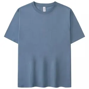 100% gekämmte Baumwolle Hochwertige T-Shirt Siebdruck Custom Stickerei Label Plus Size TSB-0200
