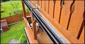 Renoplast ®   Perfil de aluminio para aleros K100R, acabado de terrazas y balcones, suelos de baldosas sobre mortero adhesivo, sistemas de drenaje - Product Image 2