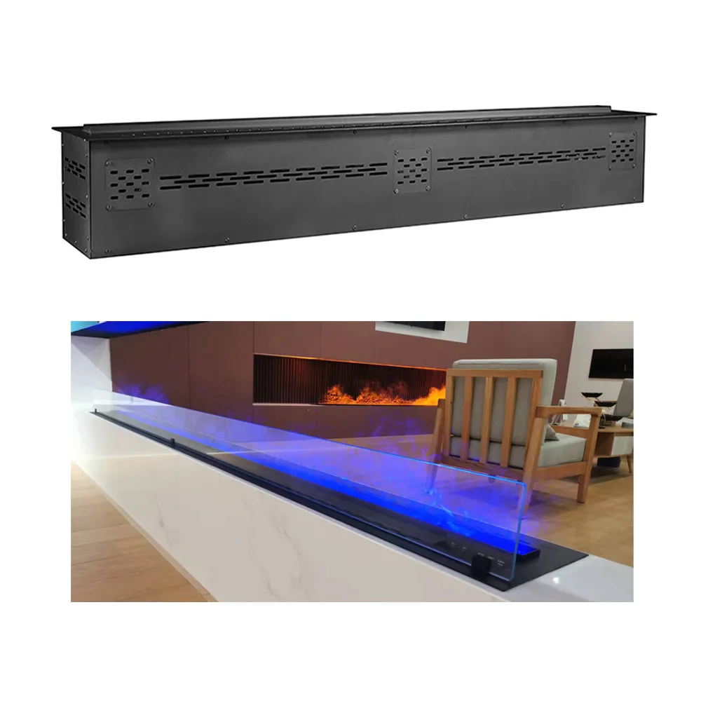 American Style Water Vapor 3D Steam Indoor Humidifier LED Light Electric Fireplace Stoves
